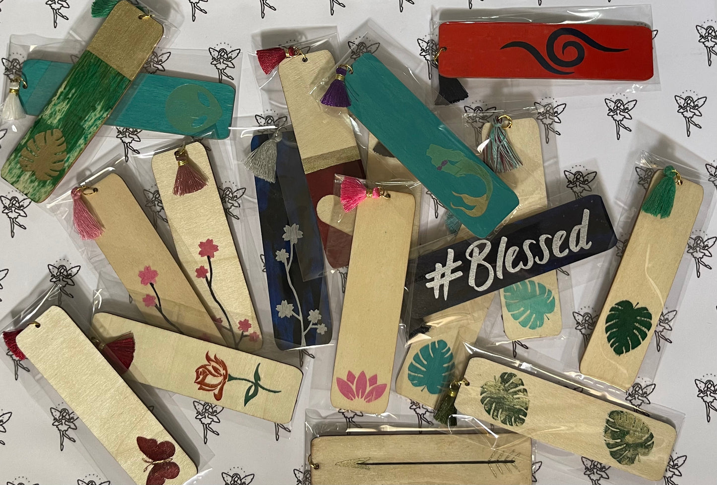 Hand painted bookmark