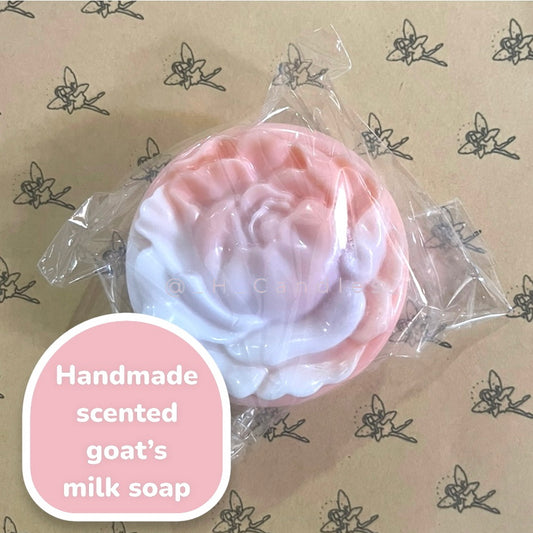 Floral design soap (medium)