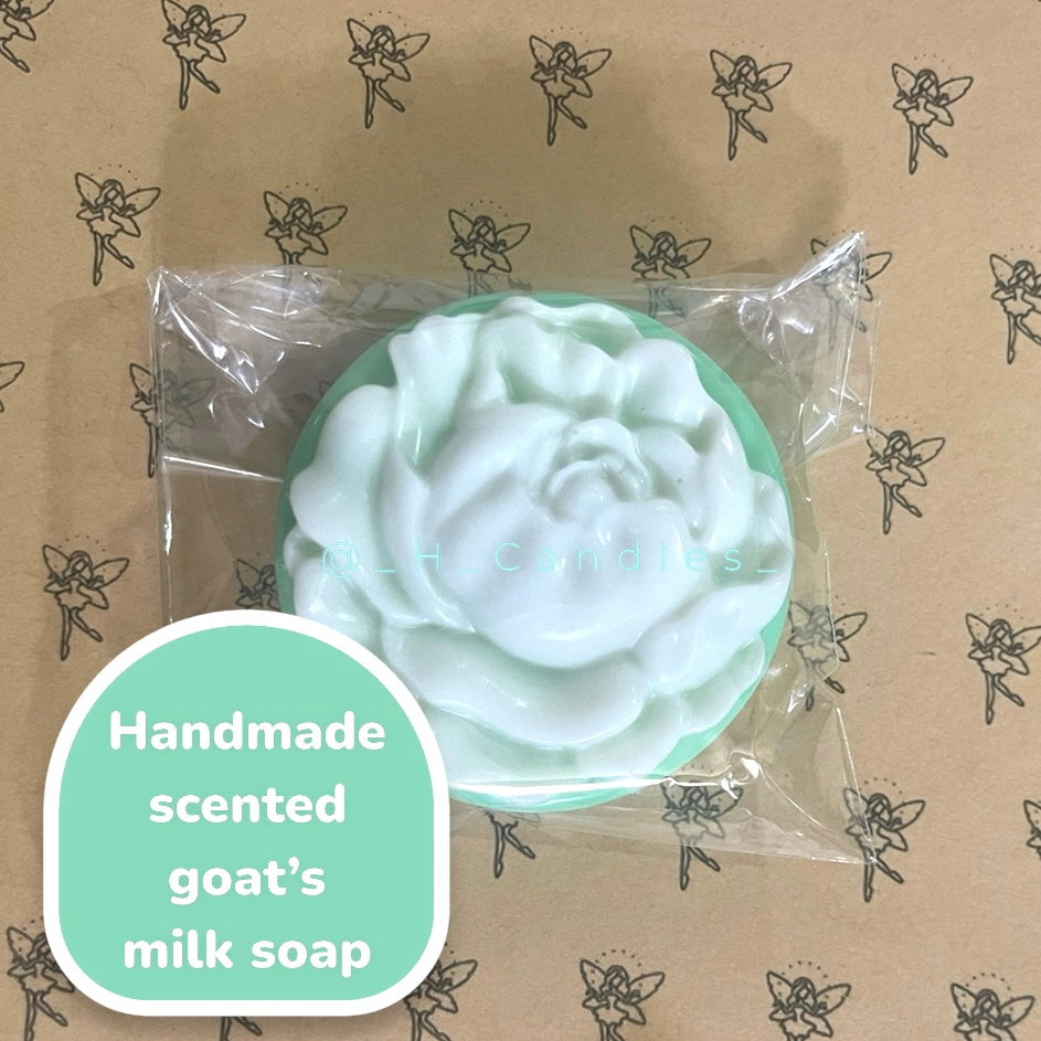 Floral design soap (medium)