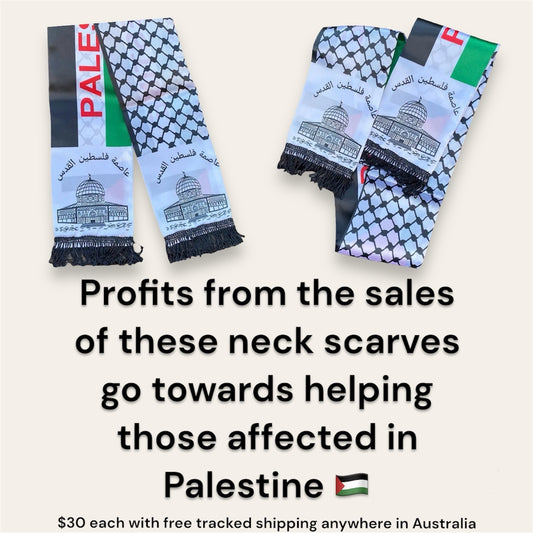 Fundraising Palestine neck scarf